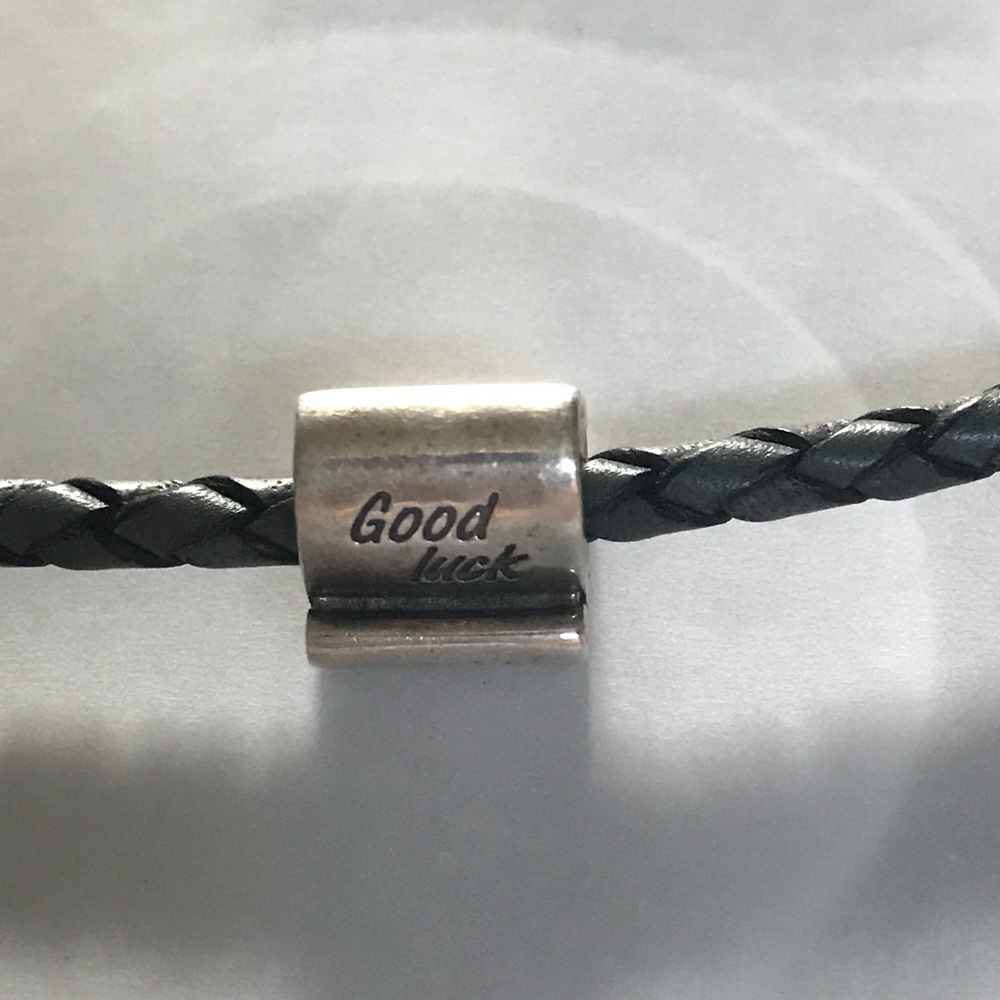 Pandora silver “Good Luck” charm